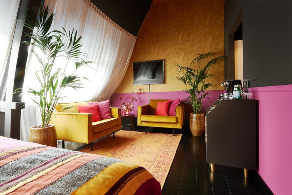 Interieurontwerp Hotel de Librije, met planten